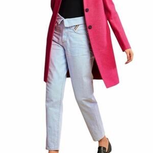 JEAN‎ ATELIER Flip in the Sky High Rise Straight Leg Jeans Size 28 Vintage Wash